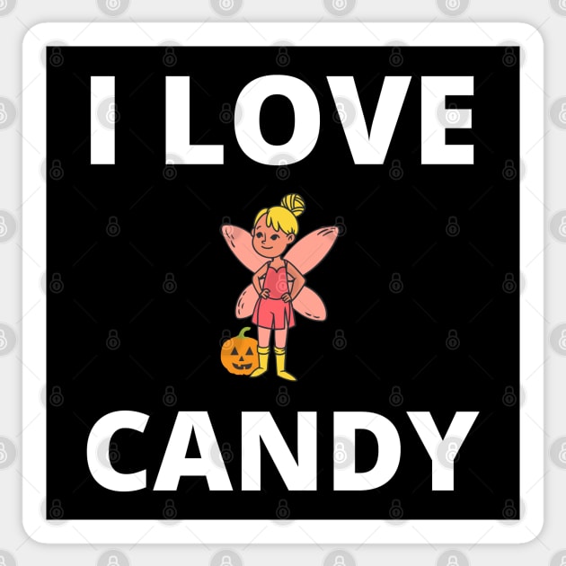 I love Candy Fairy Sticker by InspiredCreative